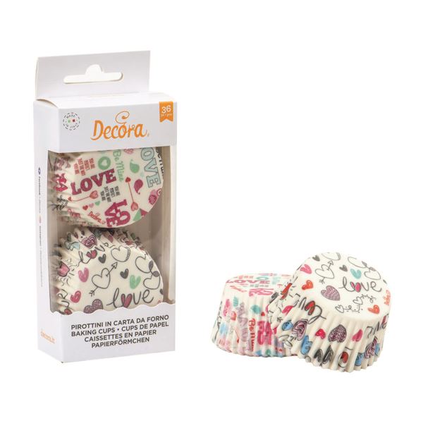 Pirottini Set 36 Pz. Cm.5X3,2H Messaggio D'Amore
