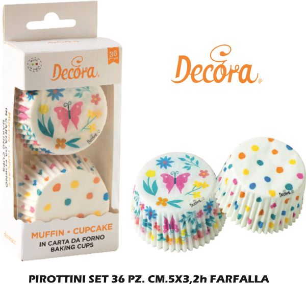 Pirottini Set 36 Pz. Cm.5X3,2H Farfalla