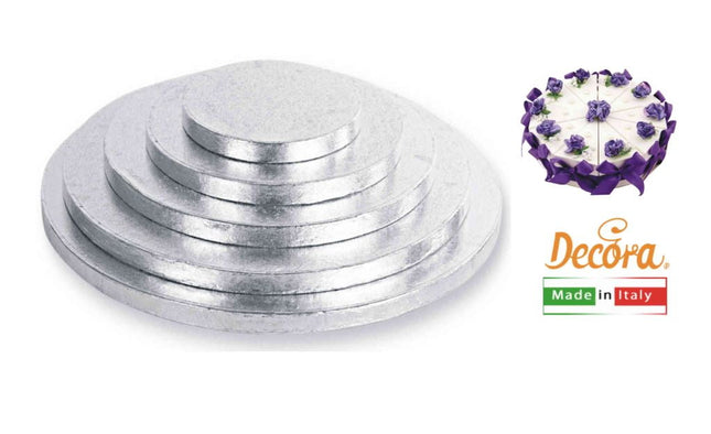 Sottotorta Cakeboard Silver Cm.50X1