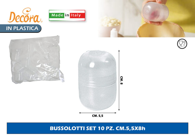Bussolotti Set 10 Pz. Cm.5,5X8H Decora