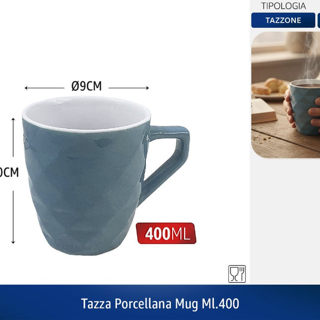 Tazza Ceramica Mug Ml.400 D&D Casalinghi
