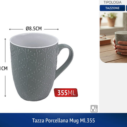 Tazza Ceramica Mug Ml.355 D&D Casalinghi