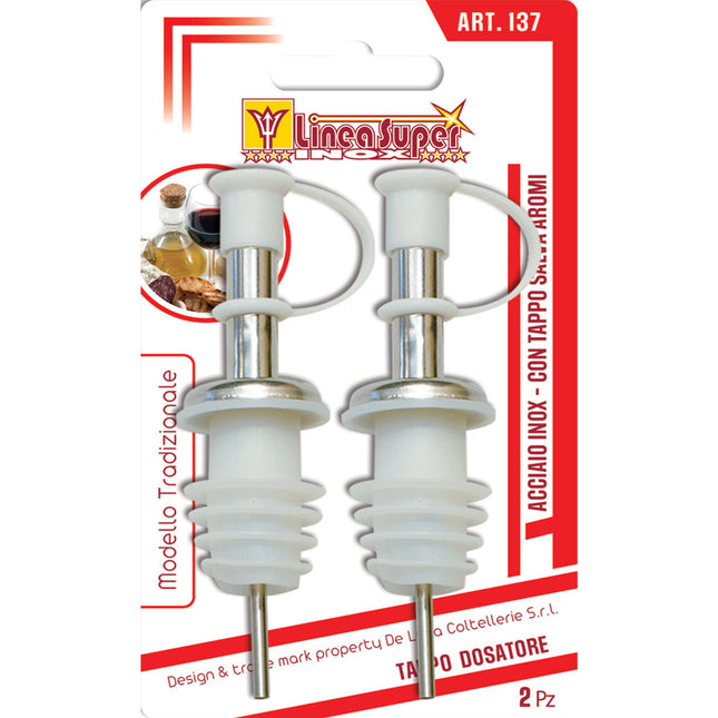 Beccucci Versatori Set2 Pz. Con Tappo Salvaromi