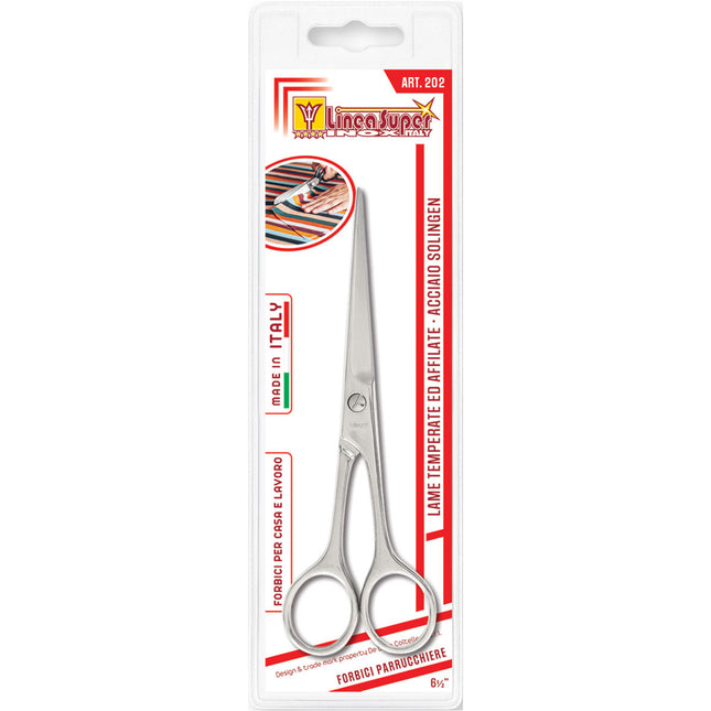 Forbici da Parrucchiere Simmetriche Barbiere Professionali Misura 6,5" in Acciaio Solingen 16,5 cm