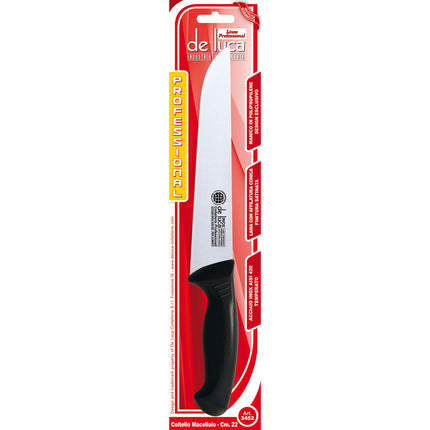 Coltello da Macellaio in Acciaio Inox AISI 420 Temperato con Manico in Plastica Ergonomico