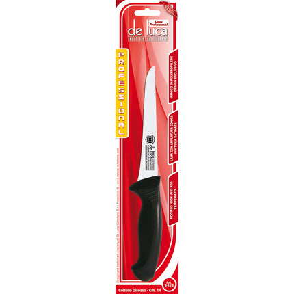 Coltello da Disosso Professionale in Acciaio Inox Lama Sottile per Disossare la Carne De Luca Coltellerie