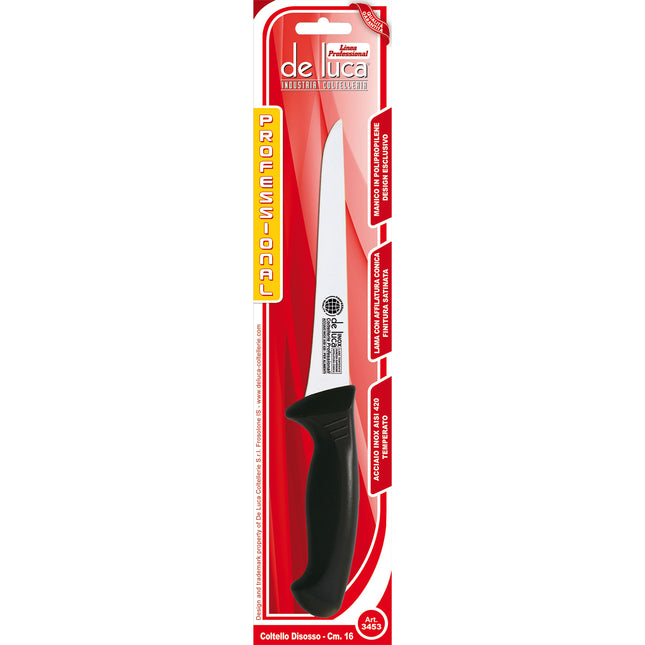 Coltello da Disosso Professionale in Acciaio Inox Lama Sottile per Disossare la Carne