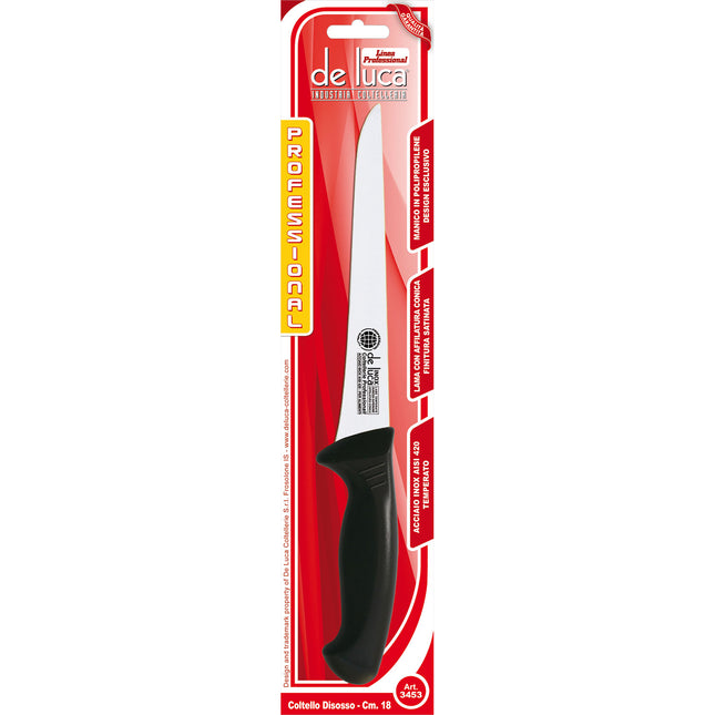 Coltello da Disosso Professionale in Acciaio Inox Lama Sottile per Disossare la Carne