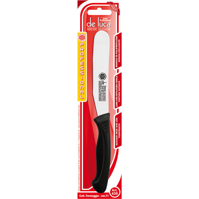 COLTELLO SPALMA BURRO INOX CM.11 MAN. PLAST.