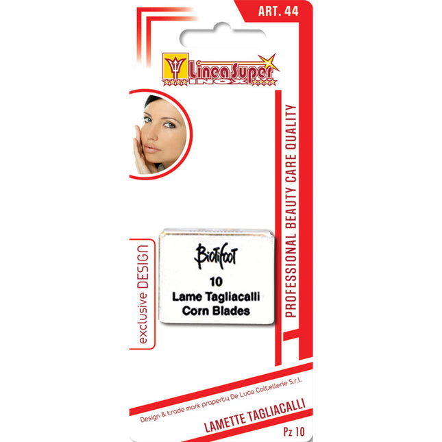Lamette Di Ricambio Per Tagliacalli Set 10pz Ricarica per Taglia Calli Estetista Beauty Care
