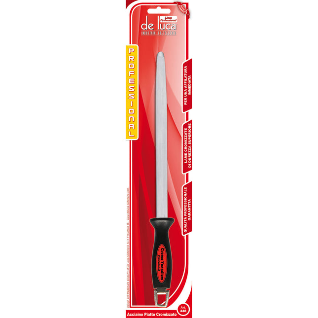Acciaino Professionale per Affilatura Coltelli da Cucina Linea Professionale Cromatizzato