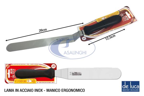 Spatola Curva Cm.26 De Luca-8026996004947