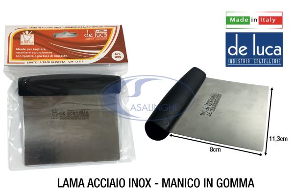 Spatola Taglia Pasta Cm.12X8 L. Ho.Re.Ca. De Luca-8026996004992