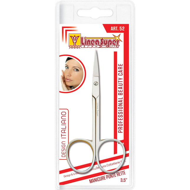 Forbice Manicure Punte Curve e Rette Misura 3,5 per Cura delle Unghie Professionale