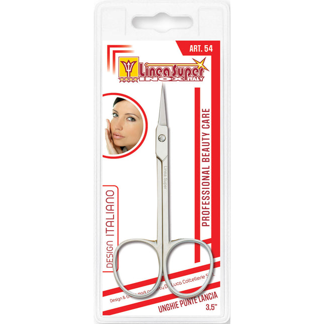 Forbicine per Unghie Punte Curve a Lancia Forbici da Manicure Rimozione Cuticole Pellicine delle Mani 3,5 cm