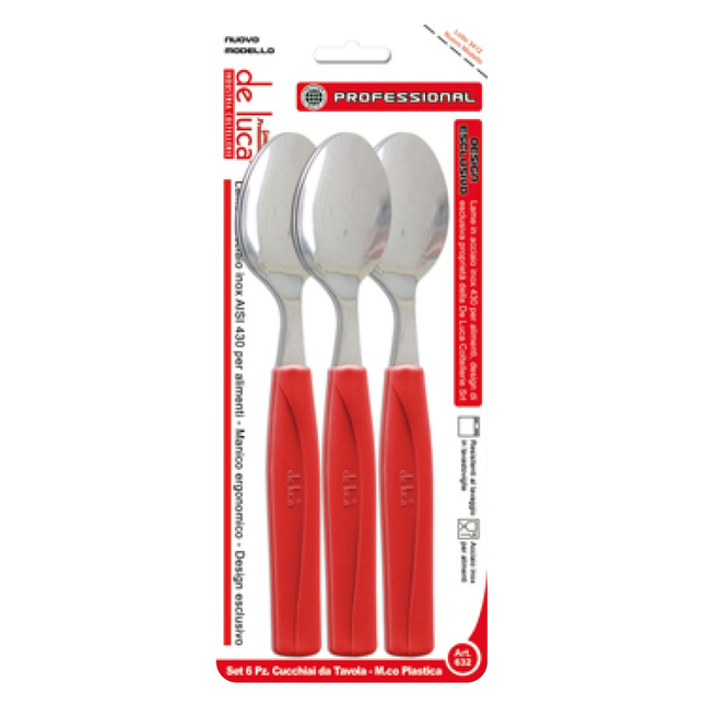Cucchiaio Tavola Man. Plastica Conf. 6 Pz.