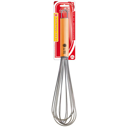 Sbattitore Frusta Inox 8 Fili Professionale per Cucina E Pasticceria in Acciaio Inox