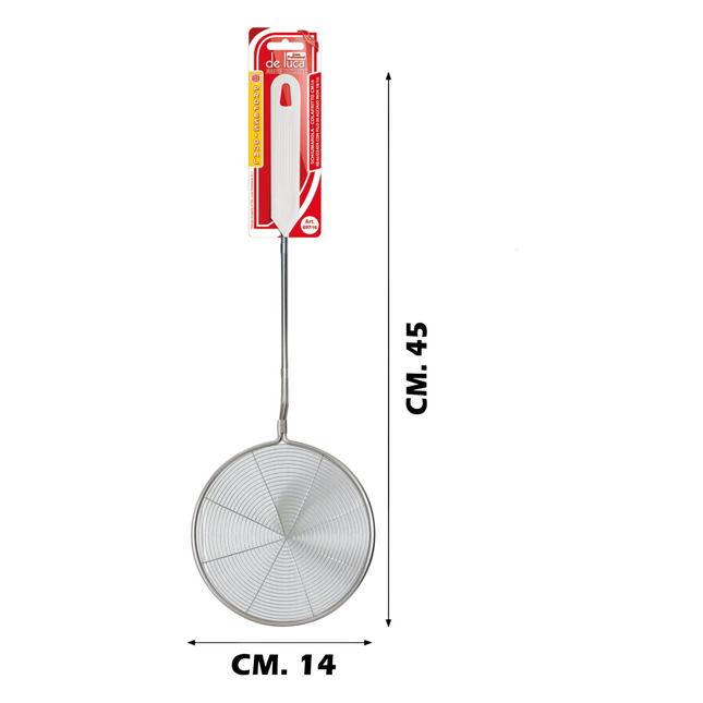 Schiumarola a Filo Colafritto in Acciaio Inox 18/10 per Cucina Professionale