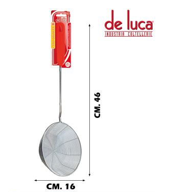 Schiumarola a Cestello Inox 18/10 con Diametro e Lunghezza Variabili