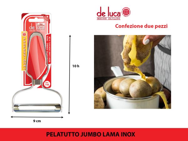 Pelatutto Jumbo Lama Inox Cm.9