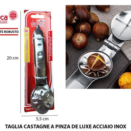 Taglia Castagne A Pinza De Luxe Acciaio Inox