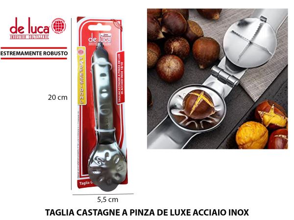 Taglia Castagne A Pinza De Luxe Acciaio Inox