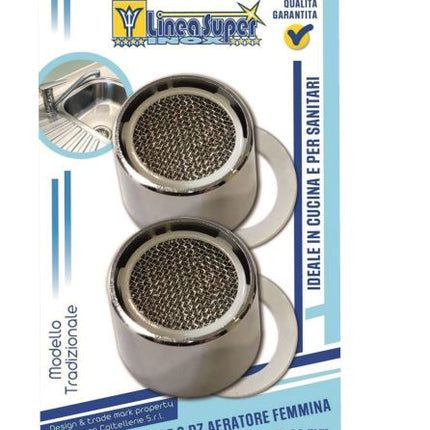 Filtro X Rubinetto Femmina Set 2 Pz. Mm.24