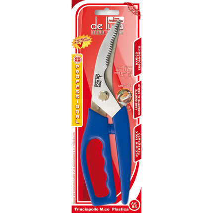 TRINCIAPOLLO CON LAME IN ACCIAIO INOX TEMPERATO CM.24