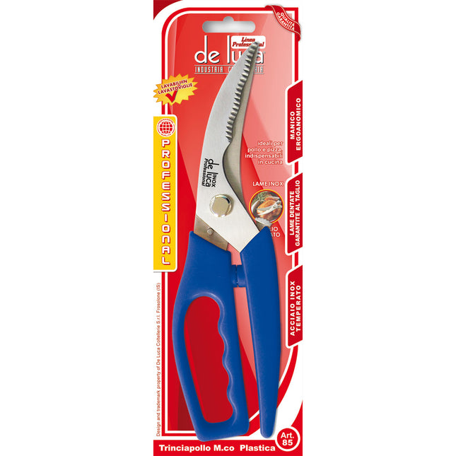 TRINCIAPOLLO CON LAME IN ACCIAIO INOX TEMPERATO CM.24