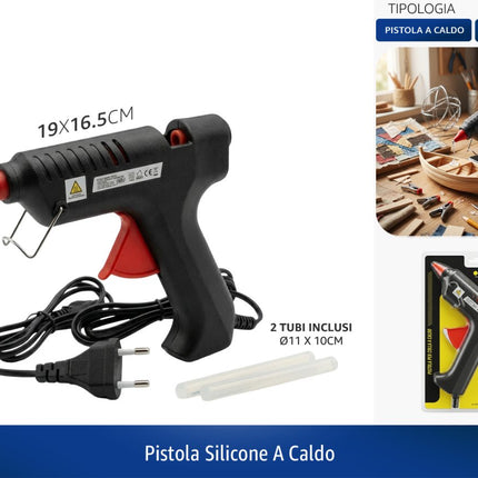 PISTOLA SILICONE A CALDO Due Esse
