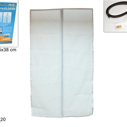 Zanzariera Magnetica Kalamitika 120x220 / 140x230 + Spazzola Zanzanetto 2 in 1 – Kit Completo Protezione e Pulizia Zanzariere 120x220 cm Due Esse