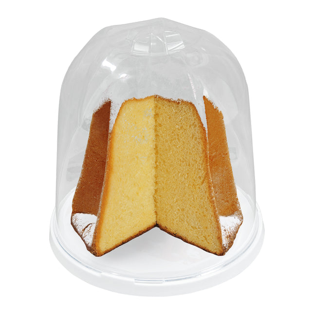 Porta Panettone e Pandoro Trasparente – Diametro 27 cm x Altezza 26 cm Due Esse