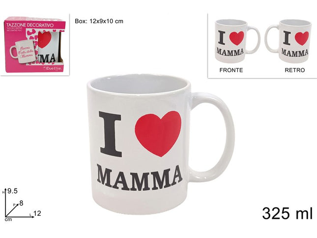 Tazza Latte Mug Ml.325 Festa Della Mamma Due Esse