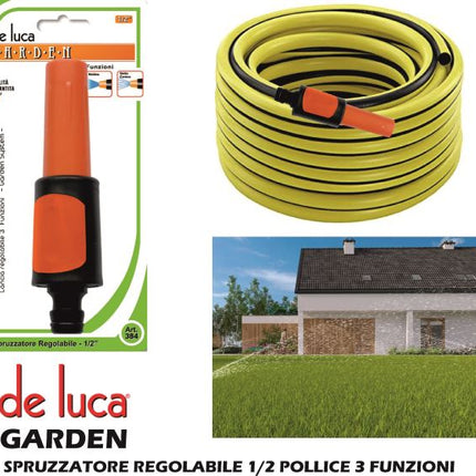Spruzzatore Regolabile 1/2 3 Funzioni