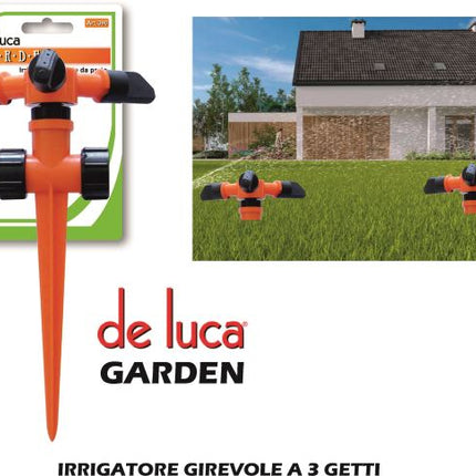 Irrigatore Girevole A 3 Getti