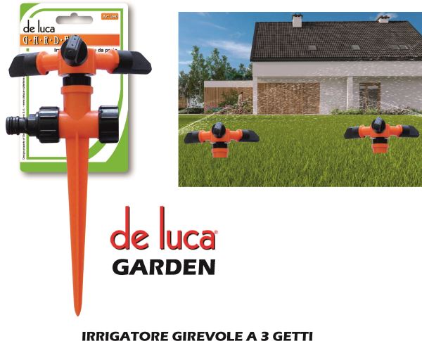 Irrigatore Girevole A 3 Getti