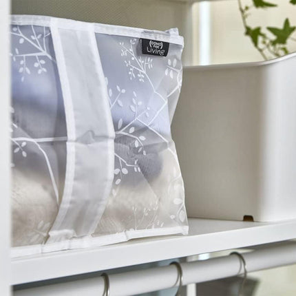 Custodia Organizer Elegante Con Cerniera Per Armadio, Tessuto Resistente E Grande Capacità Domo Pak Living