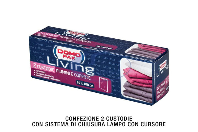 Custodia Copriabiti, Piumoni, Coperte, Maglie E Camice Set Multiuso Per Conservazione Domo Pak Living