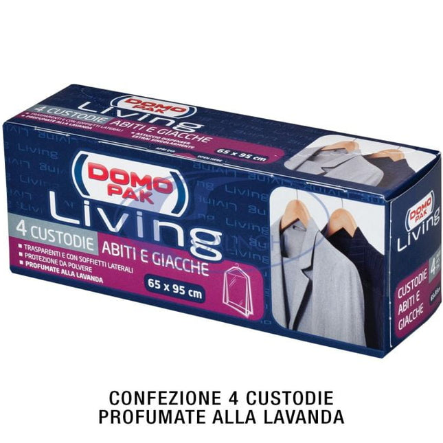 Domo Pak Living Custodia Copriabiti, Piumoni, Coperte, Maglie E Camice Set Multiuso Per Conservazione Domo Pak Living
