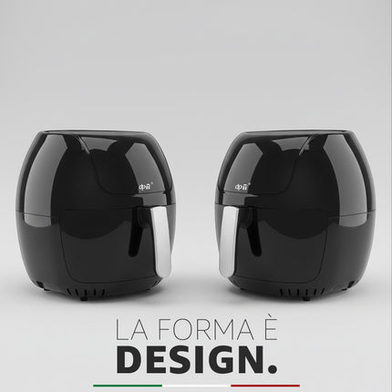 Friggitrice ad Aria Digitale 8L SYROCC 10 | 1800W con 8 Programmi & Display LCD dpm