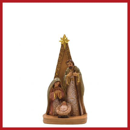 Natività Completa in Resina Decorata a Mano – Varie Misure