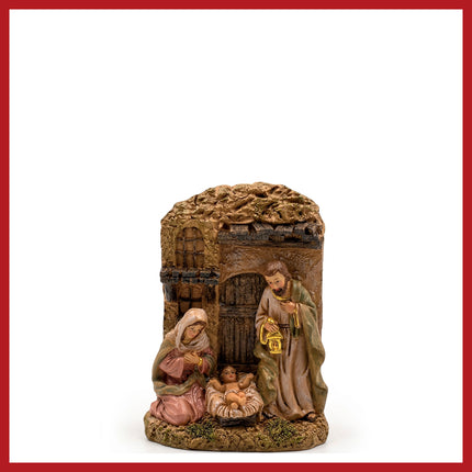 Natività Completa in Resina Decorata a Mano – Varie Misure