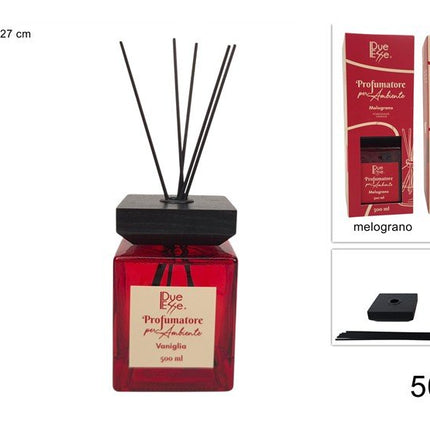 Diffusore Fragranze Bastoncini Due Esse Profumatore Natale Melograno Vaniglia