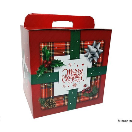 Box Panettone con Scenario di Natale – Scatola Regalo per Dolci Natalizi