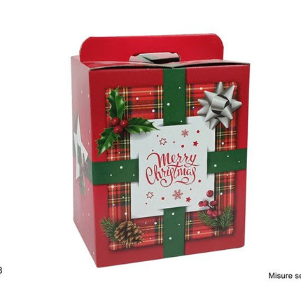 Box Panettone con Scenario di Natale – Scatola Regalo per Dolci Natalizi