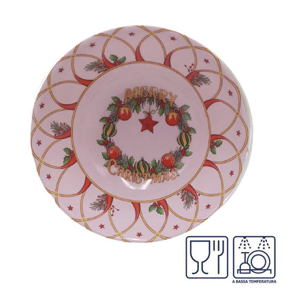 Insalatiera e Cestino Natalizio in Melamina – Collezione "Merry Christmas" I.B.C.
