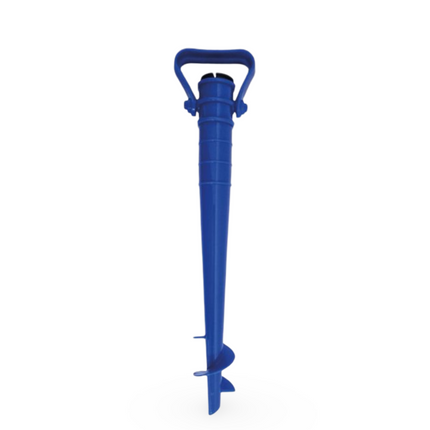 Picchetto a Vite per Ombrellone da Spiaggia – 43 cm, Ancoraggio Elicoidale in Plastica UV | Stabile anche con Vento Due Esse