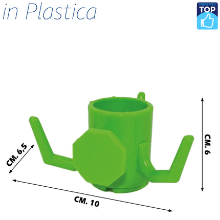 Gancio per Ombrellone da Spiaggia in PVC – Regolabile – Ø max 32 mm – Colori Assortiti Due Esse