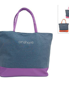 BORSA MARE FANT. JEANS E FLUO 5 COL. Due Esse