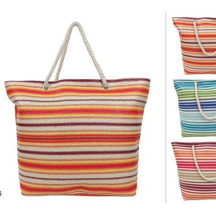 BORSA MARE FANT. INTRECCIO MULTICOLOR 4 COL. ASS. Due Esse